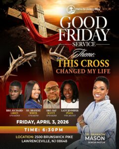 Good Friday Service, April 3